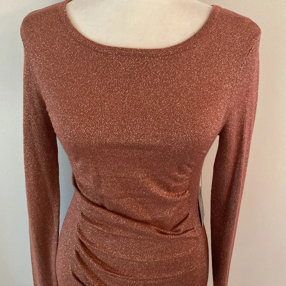 Express NWT sparkle ranched side dress small - Picture 2 of 9